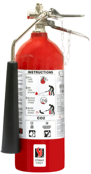Extincteur portatif au CO2 (5lbs) 5-B : C avec support véhicule ultra robuste – photo 2
