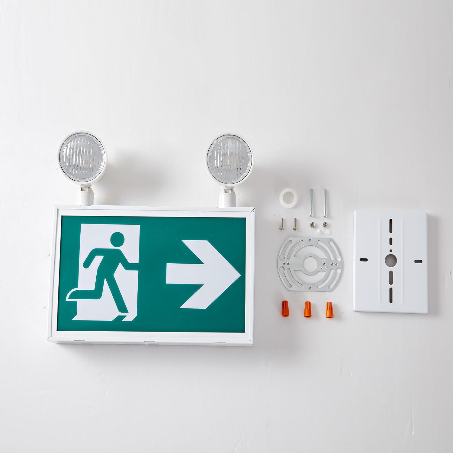 Panneau de sortie en acier avec lumières de secours 120 minutes – photo 4