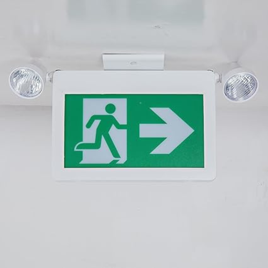 Panneau de Sortie "Running Man" LED avec Lumières d'Urgence | Certifié CSA | 120 Min – photo 4