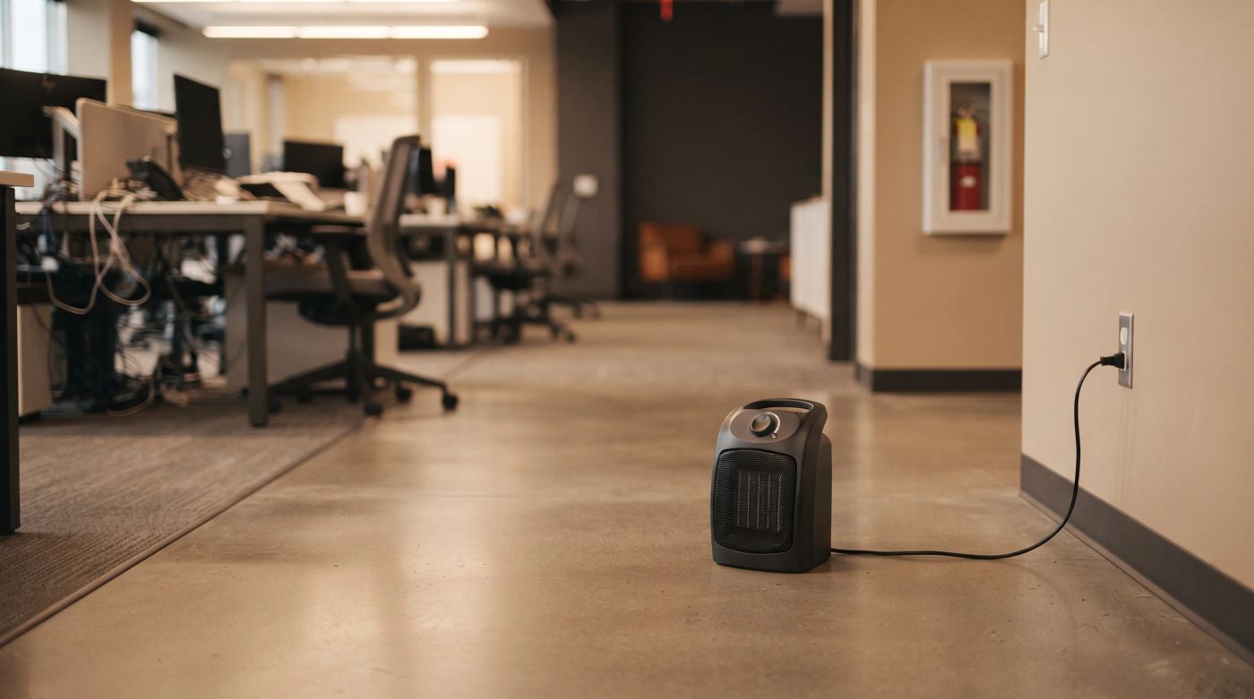 Space Heaters at Work: Rules to Prevent Fire