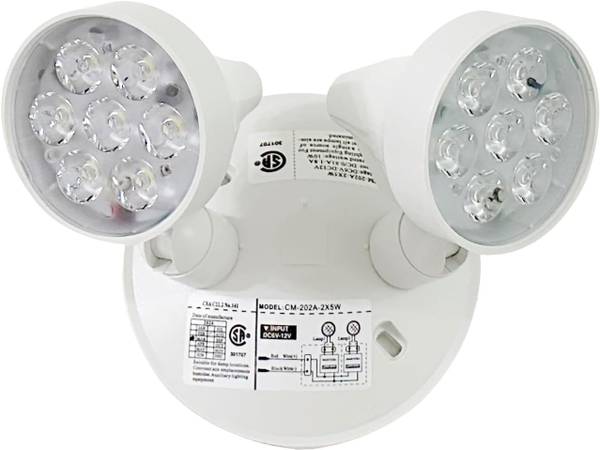 Éclairage frontal d'urgence avec fonctions à distance 800 lumens